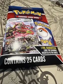 POKEMON TRADING CARD GAME 1 PACK 25 CARDS ONE FOIL GUARANTEE RANDOM INSERTS . - Image 3