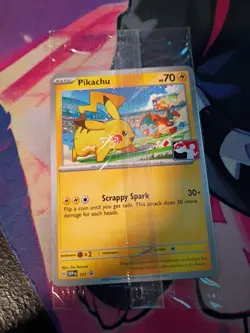 Pikachu SVP101 Black Star SV Promo Play League Pokemon Card TCG Mint - Image 1