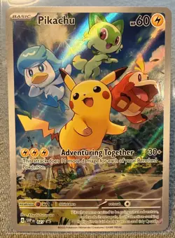 Pikachu 027 Sv: Scarlet & Violet Promo Cards Holo ENGLISH - Image 1