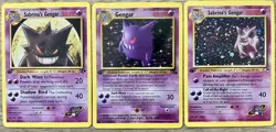 [ART CARD] Gengar & Sabrina's Gengar 1st Edition CUSTOM MADE *READ DESCRIPTION* - Image 1