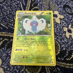 Butterfree 5/83 Pokemon Card XY Generations Rare Reverse Holo Foil - NM - Image 2