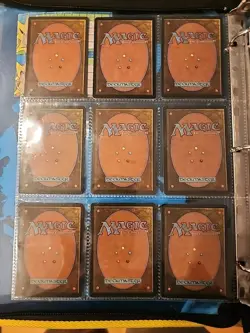 Vintage Magic The Gathering Binder Collection Card Lot MTG 1993-2003 - Image 2