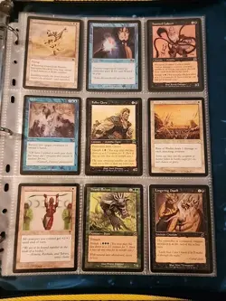 Vintage Magic The Gathering Binder Collection Card Lot MTG 1993-2003 - Image 4