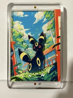 Pokemon Acrylic 3D paper display art card Umbreon! Non Tcg - Image 1
