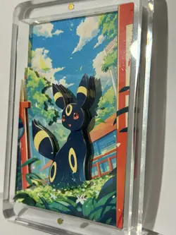Pokemon Acrylic 3D paper display art card Umbreon! Non Tcg - Image 2