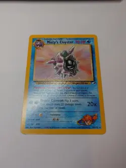 Pokemon Misty's Cloyster Gym Heroes 29/132 Unlimited Rare LP Card TCG Vintage - Image 1