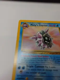 Pokemon Misty's Cloyster Gym Heroes 29/132 Unlimited Rare LP Card TCG Vintage - Image 2