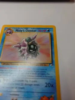 Pokemon Misty's Cloyster Gym Heroes 29/132 Unlimited Rare LP Card TCG Vintage - Image 3