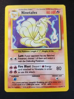 Ninetales - 12/102 - Base Set Unlimited - Pokemon Card - NM - Image 2