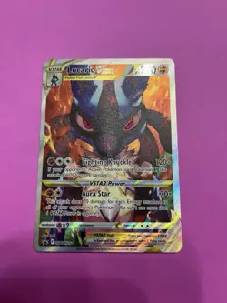 Lucario VSTAR SWSH291 Sword & Shield Promo Holo Card NM Condition - Image 1