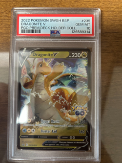 Dragonite V SWSH235 SWSH: Sword & Shield Promo Cards Holo PSA 10 GEM MINT!!! - Image 1