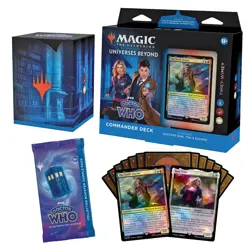 Magic The Gathering Doctor Who Commander Deck - Timey-Wimey (100-Card Deck, - Image 1