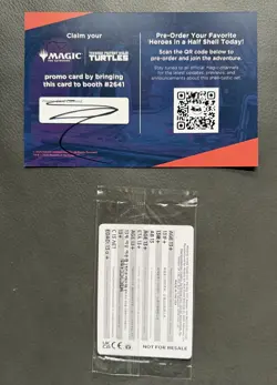 2025 NYCC MTG X TEENAGE MUTANT NINJA TURTLES PROMO CARD - Image 2