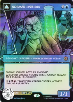 MTG Norman Osborn (Borderless) (220) | NM Foil | Spider-Man {SPM} - Image 1