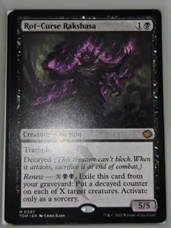MTG Rot-Curse Rakshasa Tarkir: Dragonstorm 0087 Regular Mythic - Image 2