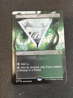 Mtg Wastewood Verge Borderless Aetherdrift Regular - Image 1