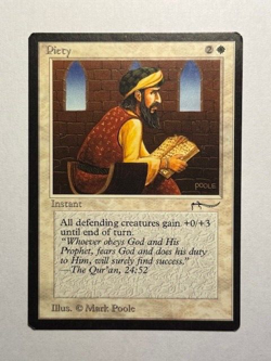 MTG Arabian Nights Bundle - Fishliver Oil - Piety - Erg Raiders - Image 3