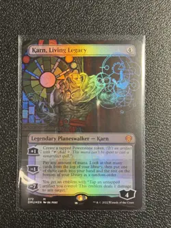 Dominaria United Karn, Living Legacy (Borderless) FOIL #372 NM - Image 1