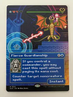 MTG Fierce Guardianship (1823) *Non-Foil* Secret Lair: Extra Life 2024 MT/NM - Image 1