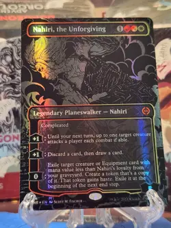 MTG Nahiri, the Unforgiving *OIL SLICK FOIL* Phyrexia: All Will Be One 364 NM - Image 2