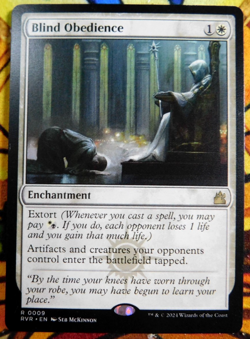 Blind Obedience - Regular - NM (unplayed) - Ravnica Remastered - Image 1