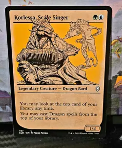 magic the gathering - Korlessa, Scale Singer - Legendary Creature - Dragon Bard - Image 1