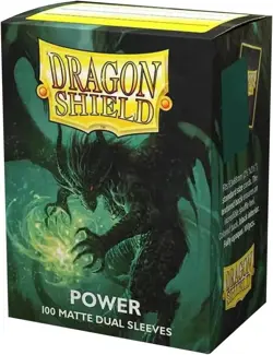Matte Dual Power 100 Ct Dragon Shield Sleeves Standard Size New - Pokemon, Magic - Image 1