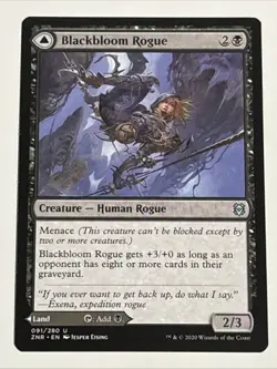 MTG Zendikar Rising Blackbloom Rogue 091/280 NM - Image 1