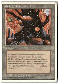 MTG Mishra's Factory - Fourth Edition Heavily Played English - Image 1