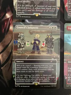 Magic MTG Fallout Secret Lair Lot Lightning Bolt 1638, Steelshapers Gift 1632 - Image 4