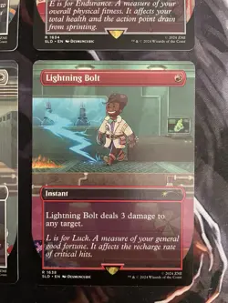 Magic MTG Fallout Secret Lair Lot Lightning Bolt 1638, Steelshapers Gift 1632 - Image 5