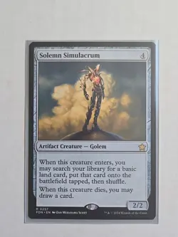Solemn Simulacrum - Foundations - NM - MTG Magic - Rare - Creature - Image 1
