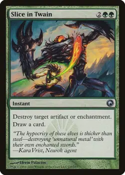 4xSlice in Twain | MtG Magic Scars of Mirrodin | English | Near Mint (NM) - Image 1