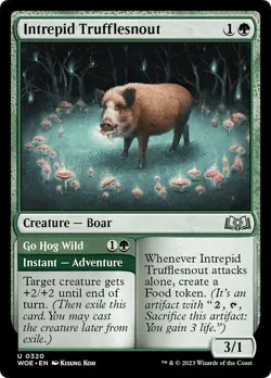 INTREPID TRUFFLESNOUT x4 mtg NM Wilds of Eldraine 4 Unc - Image 1