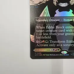 Eddie Brock / Venom - Foil (0233) (Borderless) Marvel's Spider-Man - Mtg - Image 5