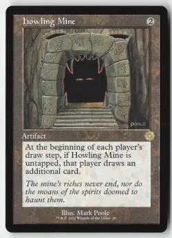 MTG - Howling Mine R The Brothers' War: Retro Frame Artifacts 20 LP-NM - Image 1
