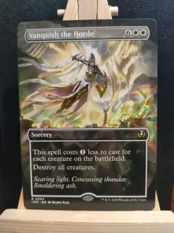Vanquish the Horde (Borderless) - Innistrad Remastered - Rare - NM (see pics) - Image 1