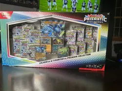 PRISMATIC EVOLUTIONS Lucario EX and Tyranitar EX Premium Collection Sam’s Club - Image 1