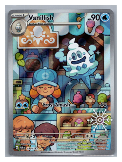 2023 Paradox Rift #190/182 Vanillish Secret Rare Holo Pokemon - Image 1
