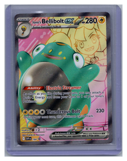 2025 Pokemon Scarlet & Violet #SVP EN 194 Iono's Bellibolt EX Promo Holo - Image 1