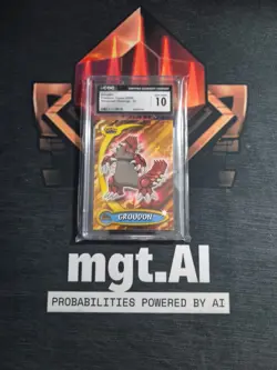 Pokemon TCG Groudon Topps 2004 Advanced Challenge - 33 - Graded CGC 10 - Image 1