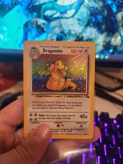 Pokemon TCG - Fossil - Dragonite - Holo - Excellent Condition - Image 5