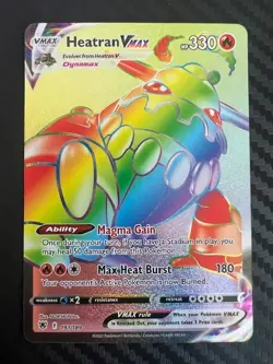 Pokemon TCG Heatran VMAX Sword & Shield Astral Radiance 191/189 Holo Secret NM - Image 1