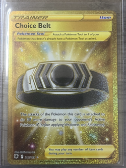 Choice Belt (Secret) 211/189 Swsh10: Astral Radiance Holo Pokemon NM Single - Image 1