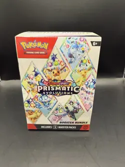 Pokemon TCG Scarlet & Violet Prismatic Evolutions Booster Bundle Factory Sealed - Image 1