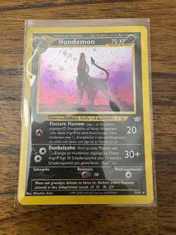 Hundemon 8/64 Neo Revelation (German Language) Holo Pokemon - Image 1