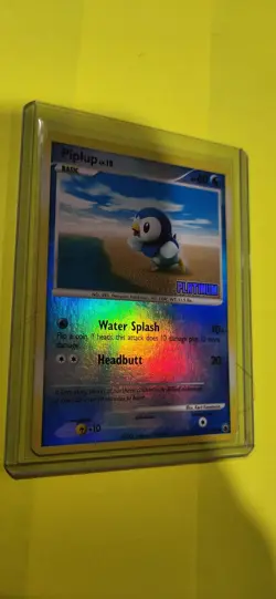 Pokemon Tcg Piplup 71/100 Reverse Holo Platinum Stamped Burger King - Image 1