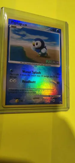 Pokemon Tcg Piplup 71/100 Reverse Holo Platinum Stamped Burger King - Image 2