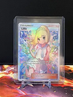 Pokemon Lillie Trainer 151/156 2018 TCG Ultra Prism Full Art Very Nice Copy - Image 1