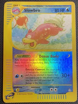 Pokemon TCG: Slowbro Aquapolis #33/147 Reverse Holo LP/NM Condition - Image 1